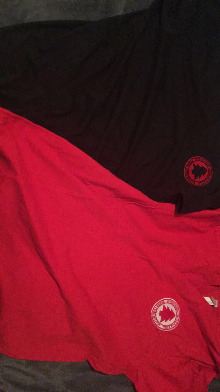 Evergreen Incorporated logo tees