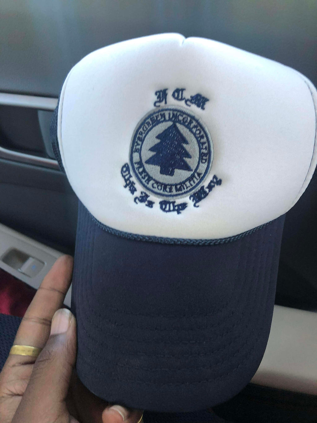 Evergreen incorporated logo hats “The Way” edition