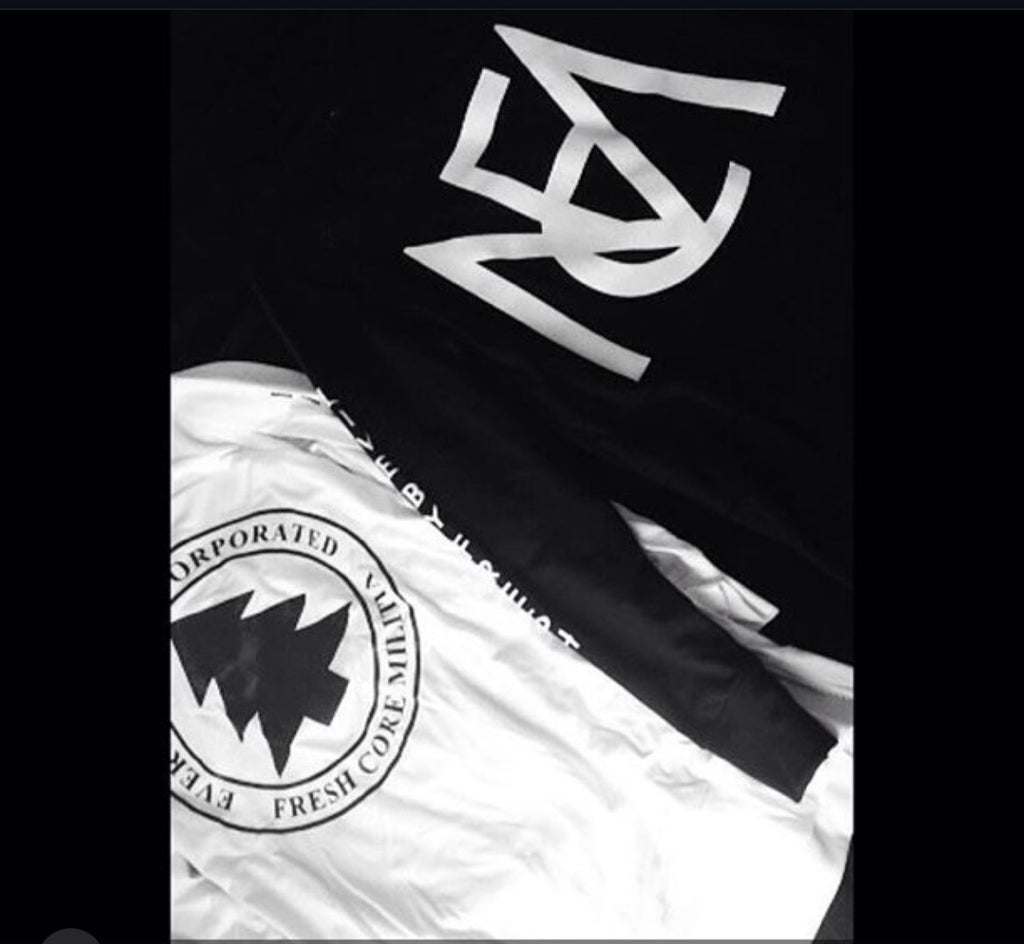 FCM long Sleeve side zipper tees