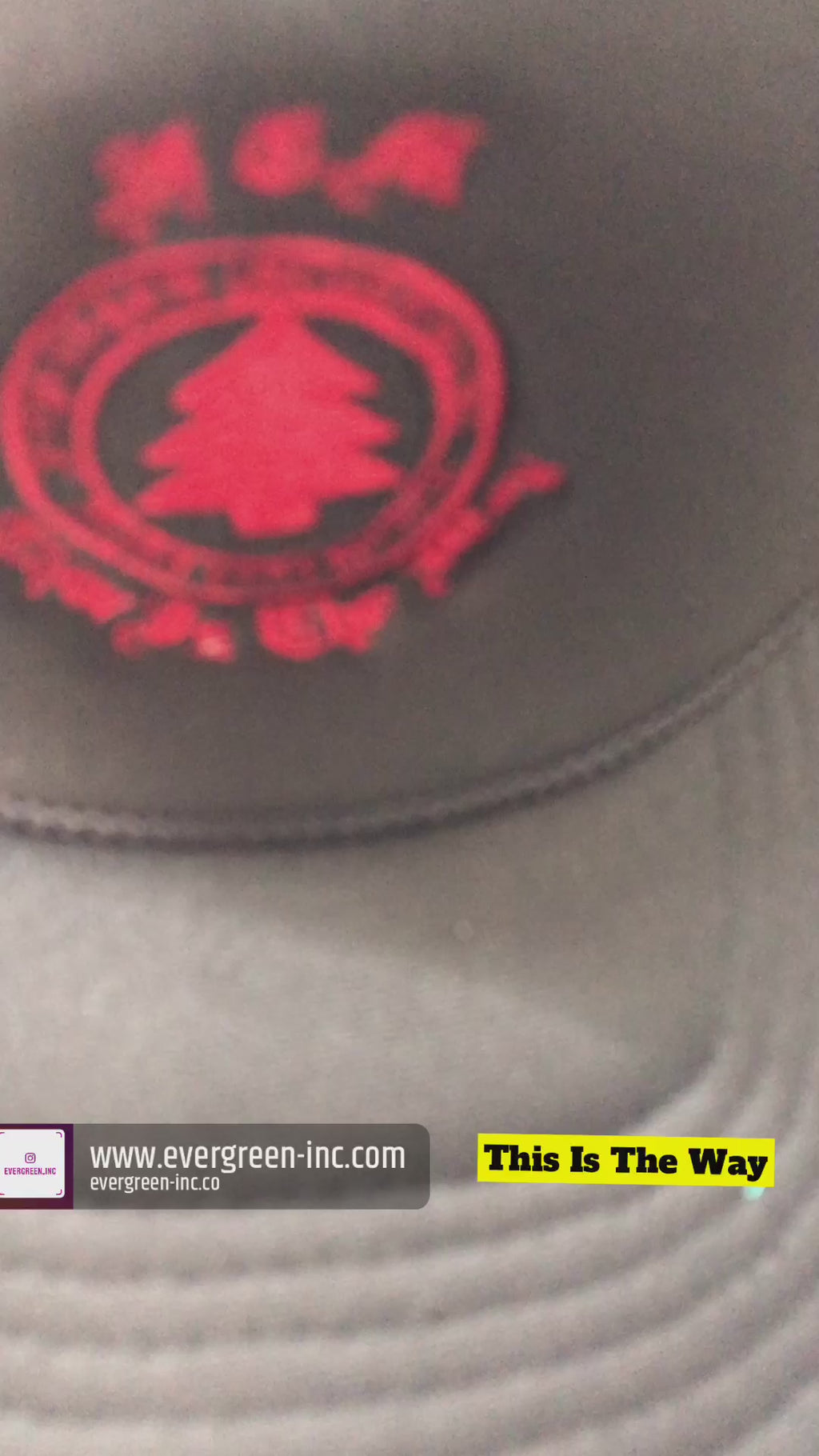 Evergreen incorporated logo hats “The Way” edition