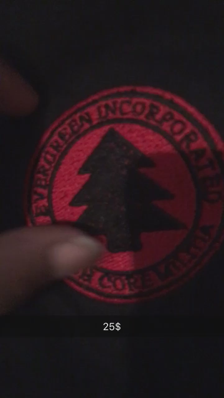 Evergreen Incorporated logo tees